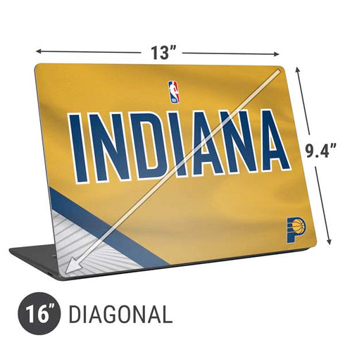 NBA Indiana Pacers Jersey Universal Laptop 16in (13 x 9.4in) Skin